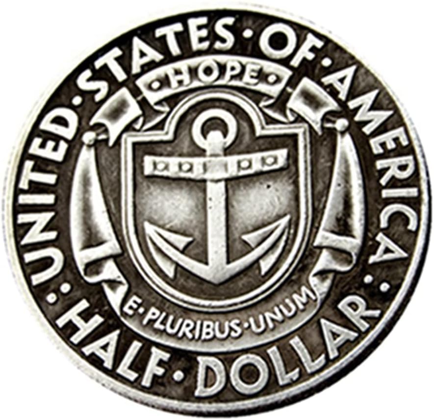 Възпоменателна Монета в Полдоллара САЩ 1936 Род Чуждестранна Копие сребърно покритие