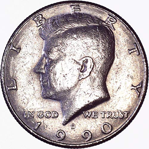 1990 D Кенеди Полдоллара 50 цента е Много Добре