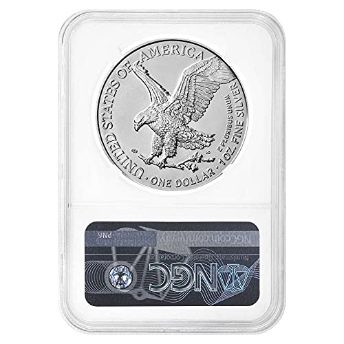 Доларът с кафява етикет Silver Eagle 2023 MS70 NGC