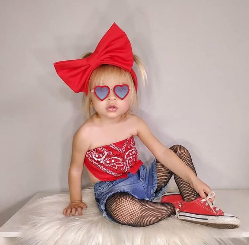 TSGRAYT/ Модни Сладки Детски Слънчеви Очила с форма на Сърце за Малки Момчета и Момичета 3-10 години за Плажни