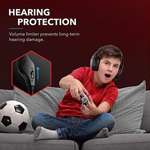 Детска слушалки Anker Soundcore Strike 1, Стереозвук +, който подобрява звука за игри със скорост на FPS, Шумоизолирующий