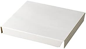 萬洋 (Manyo) 81-057 Еднократна кутия за бэнто, 13,5 × 13,5 × 1,5 см, бял цвят
