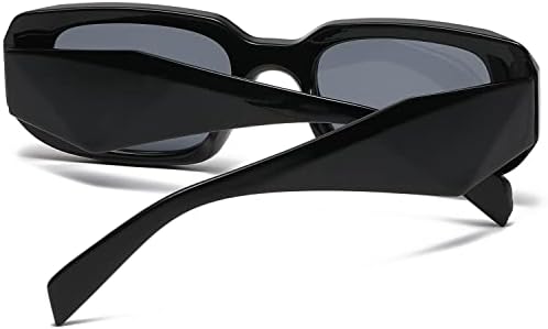 Слънчеви Очила в Дебелото Квадратна рамка EYLRIM за Жени, Модни Слънчеви Очила с Масивен Правоъгълник