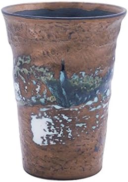 Nicot GIF-гости 0050 Чаша без керамика Cajo, Подарък кутия с Павловнией, Бронз, 10,1 течни унции (300 мл)