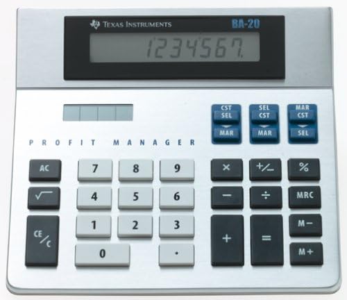 Настолен калкулатор Texas Instruments Profit Manager BA-20