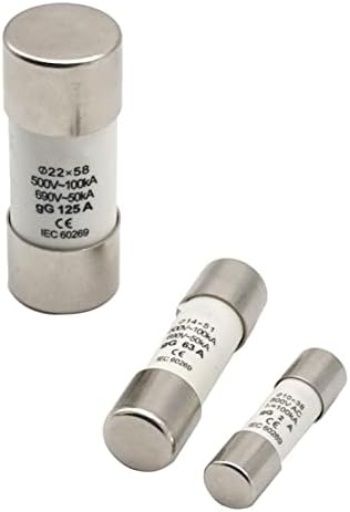 SNKB 10шт AC 500V RO17 Керамичен предпазител за бързо действие RT18-125 22X58 gG Силует 10A 16A 20A 25A 32A