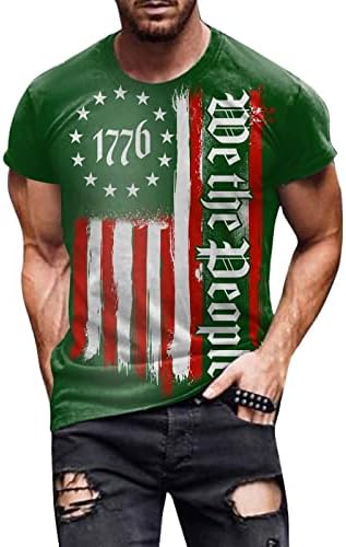 2023 Нови Мъжете 1776 Независимост Което Променя Цвета Флаг Пролет Лято Свободното Време, Спорт Удобни Дишащи