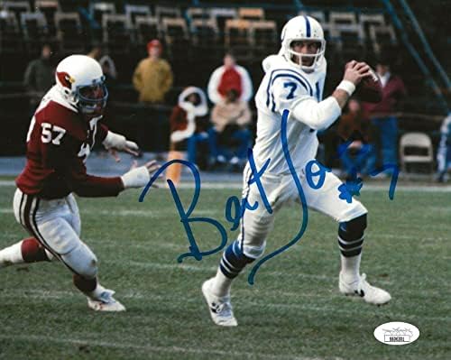 Бърт Джоунс подписа снимка Балтимор Колтс 8x10 с автограф от JSA - Снимки NFL с автограф