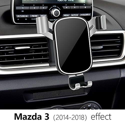 Кола номер LUNQIN за 2014-2018 Mazda 3 [Големи телефони с удобен калъф] Автоаксесоари Навигация Скоба Декорация